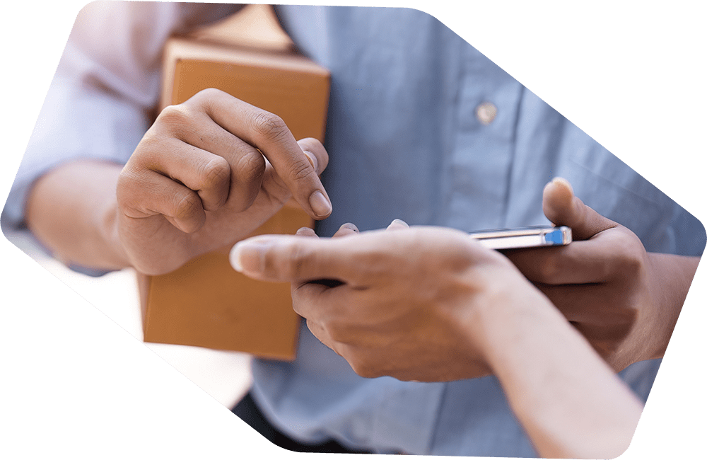 Proof of delivery on mobile device