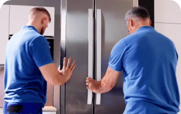 Two man delivery crew