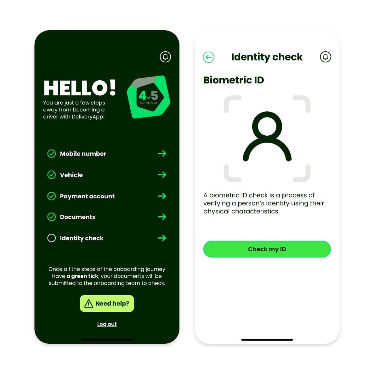 Biometric Identity Check