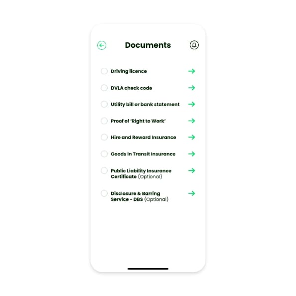 Upload your documents