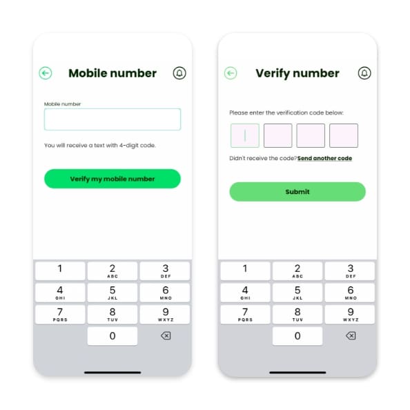 Verify your mobile number