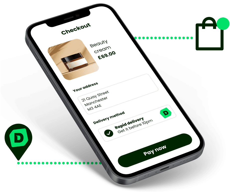 Add DeliveryApp to your checkout